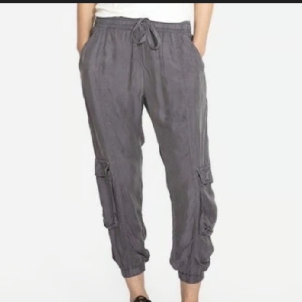 Johnny Was Olga Jogger Pant Gray Size Large Pull On Size Large